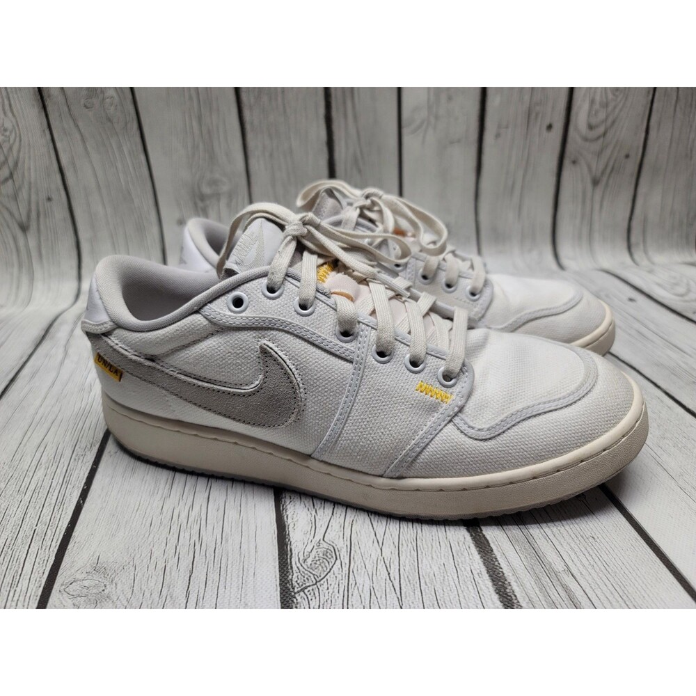 Air Jordan 1 Low AJKO x Union La Sneakers Men's 10.5 White Gray DO8912-101 - Picture 3 of 12